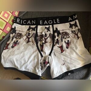 American Eagle Outfitters Husky Print Boxer Flex Briefs XXL NWOT